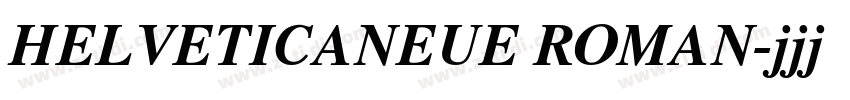 HELVETICANEUE ROMAN字体转换